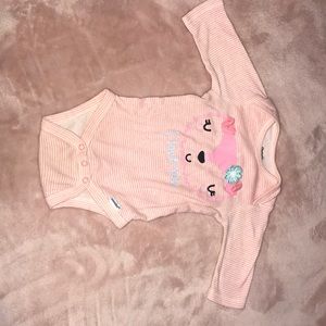 3-6 month onesie for a baby girl. Gently worn.
